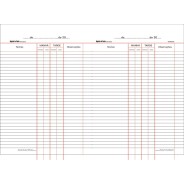 Daily Time Book | Handmade Books