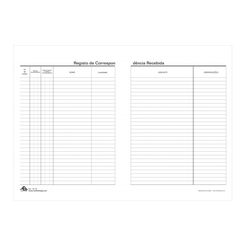 Correspondencia Recebida