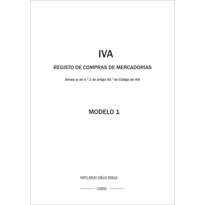 Livro IVA 1 Livro IVA 1