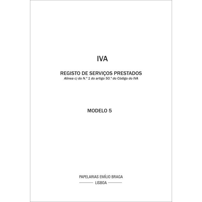 Livro IVA 5 Livro IVA 5