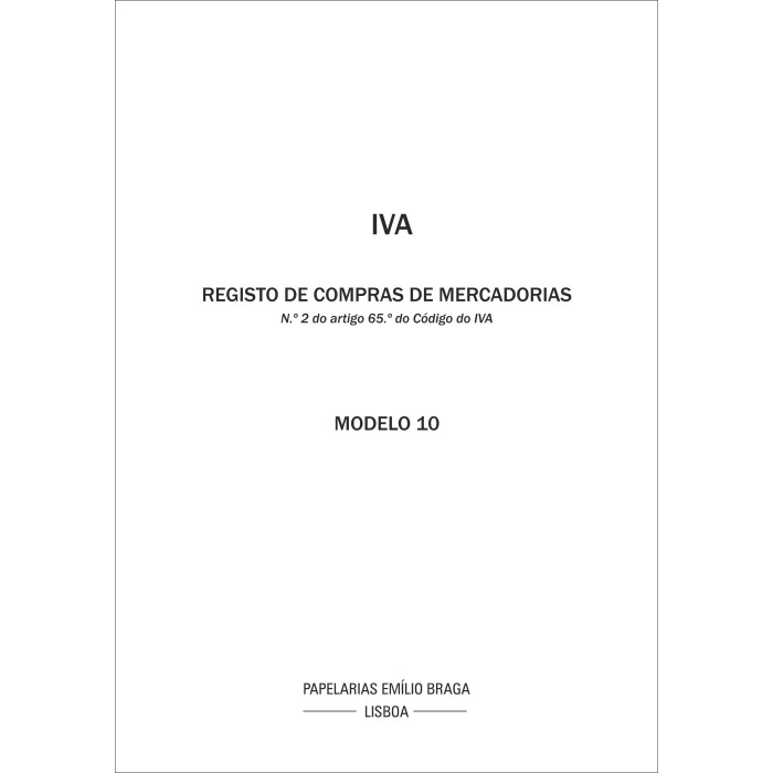 Livro IVA 10  Livro IVA 10