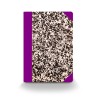 Agenda Versão Nuvem Cores de Pano  Purple