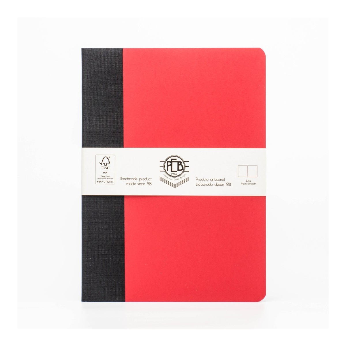 PEB Basic Color Red | Handmade Notebooks